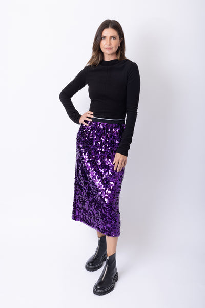 Whistles sequin pencil clearance skirt