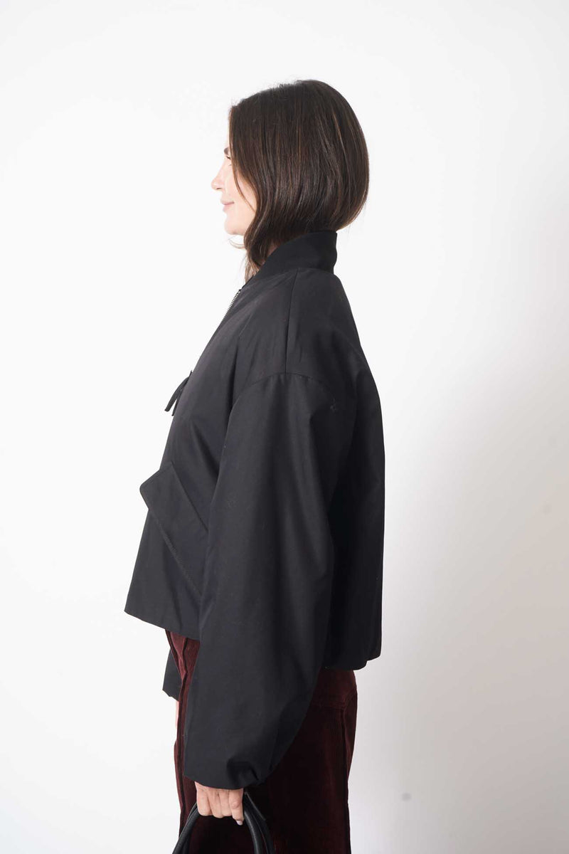 Black Bomber Jacket