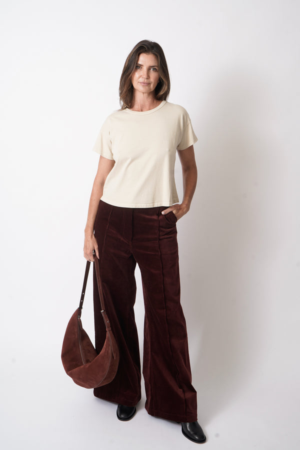 The Boxy Tee Tan