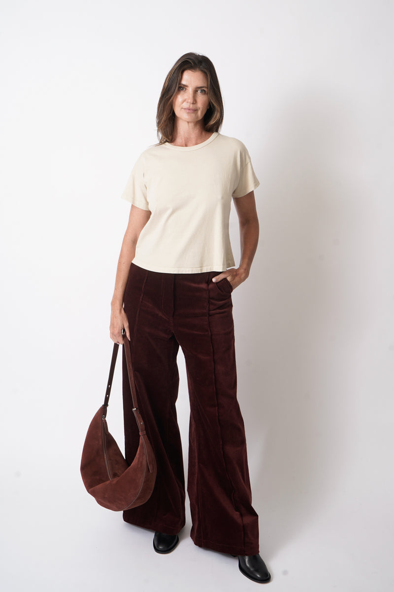 The Boxy Tee Tan