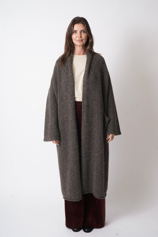 Long Shawl Cardigan Patina