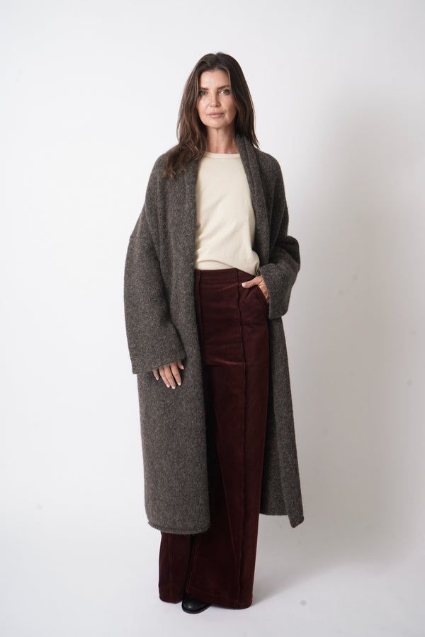 Long Shawl Cardigan Patina