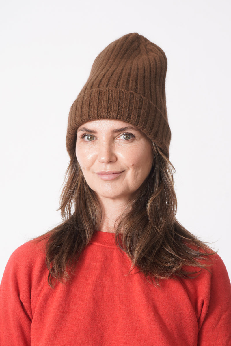 Large Beanie Walnut