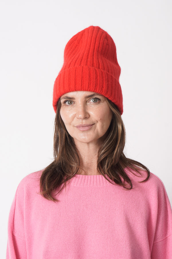 Large Beanie Crimson