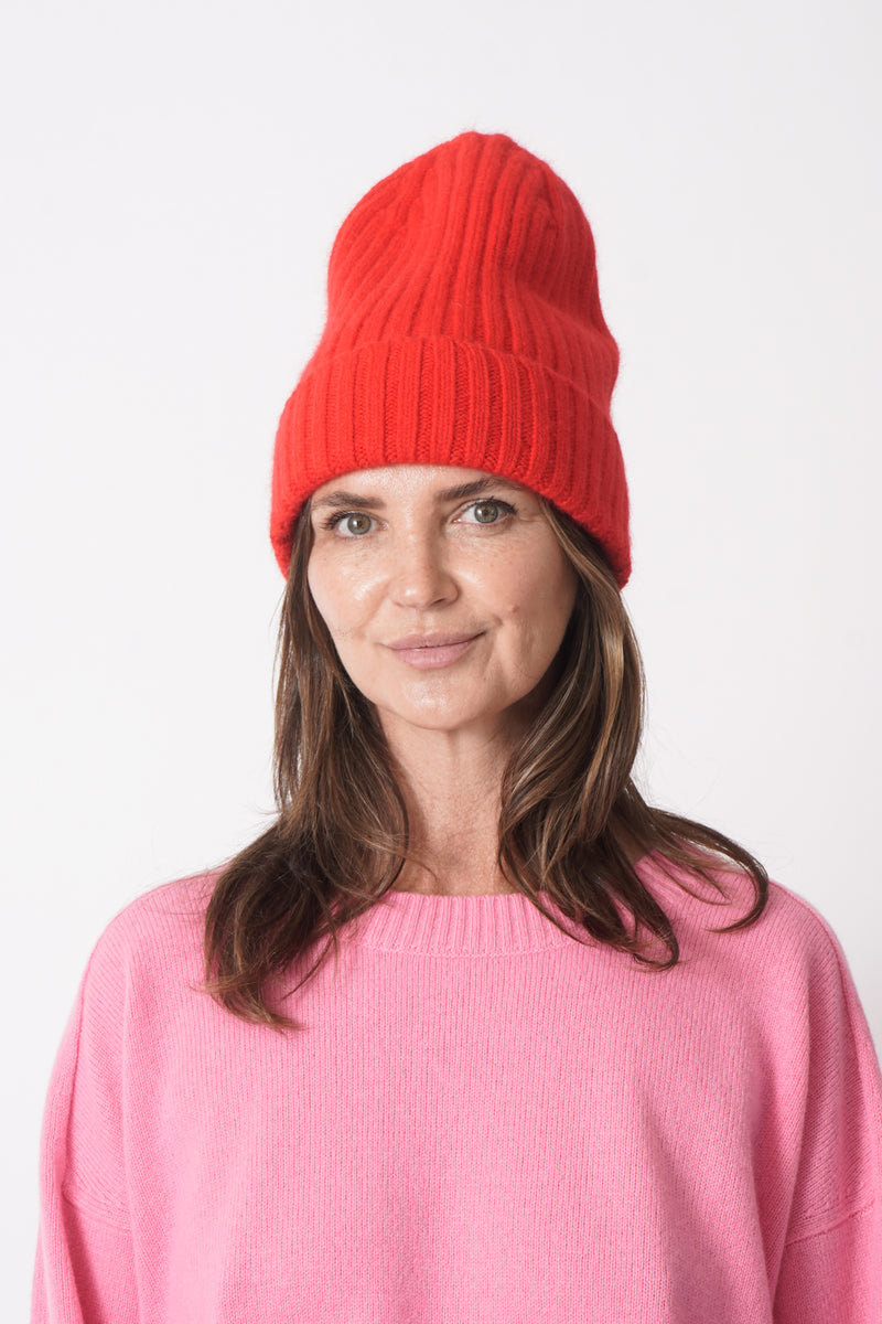 Large Beanie Crimson