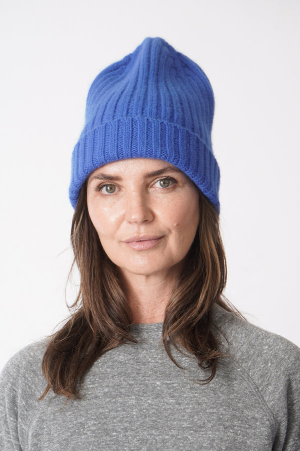 Large Beanie Royal Azure