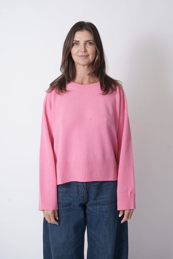 Flamingo Pink Crewneck