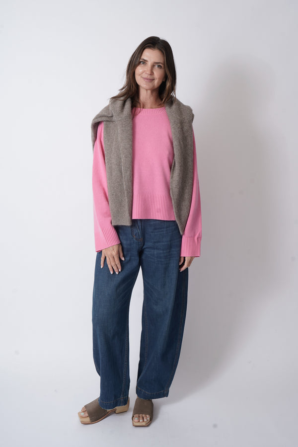 Flamingo Pink Crewneck