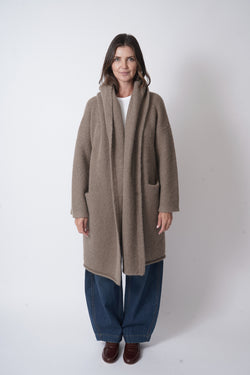 Capote Coat Tobacco