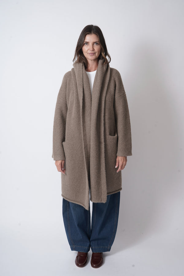 Capote Coat Tobacco