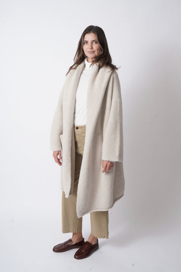 Capote Coat Antique Melange