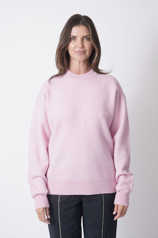 Boiled Wool Crewneck