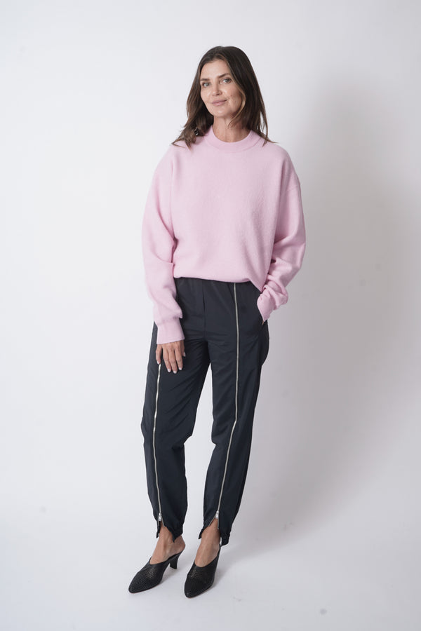 Boiled Wool Crewneck