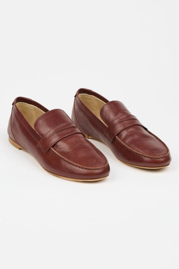 The Penny Loafer in Burgundy