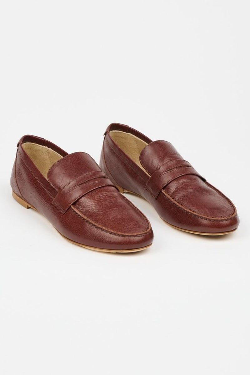 The Penny Loafer in Burgundy