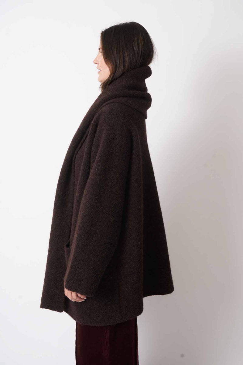 Double Face Coat Merlot