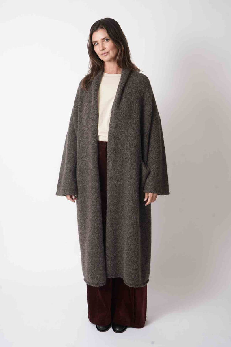 Long Shawl Cardigan Patina