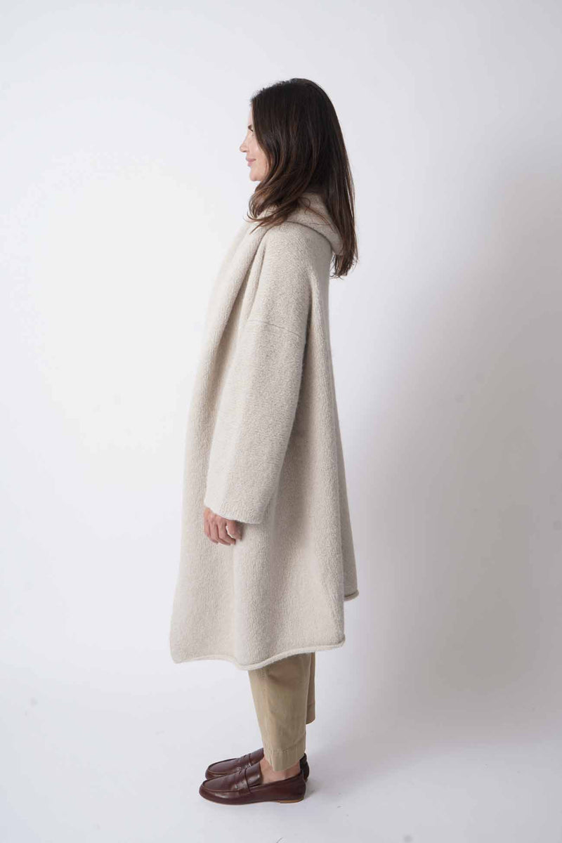 Capote Coat Antique Melange