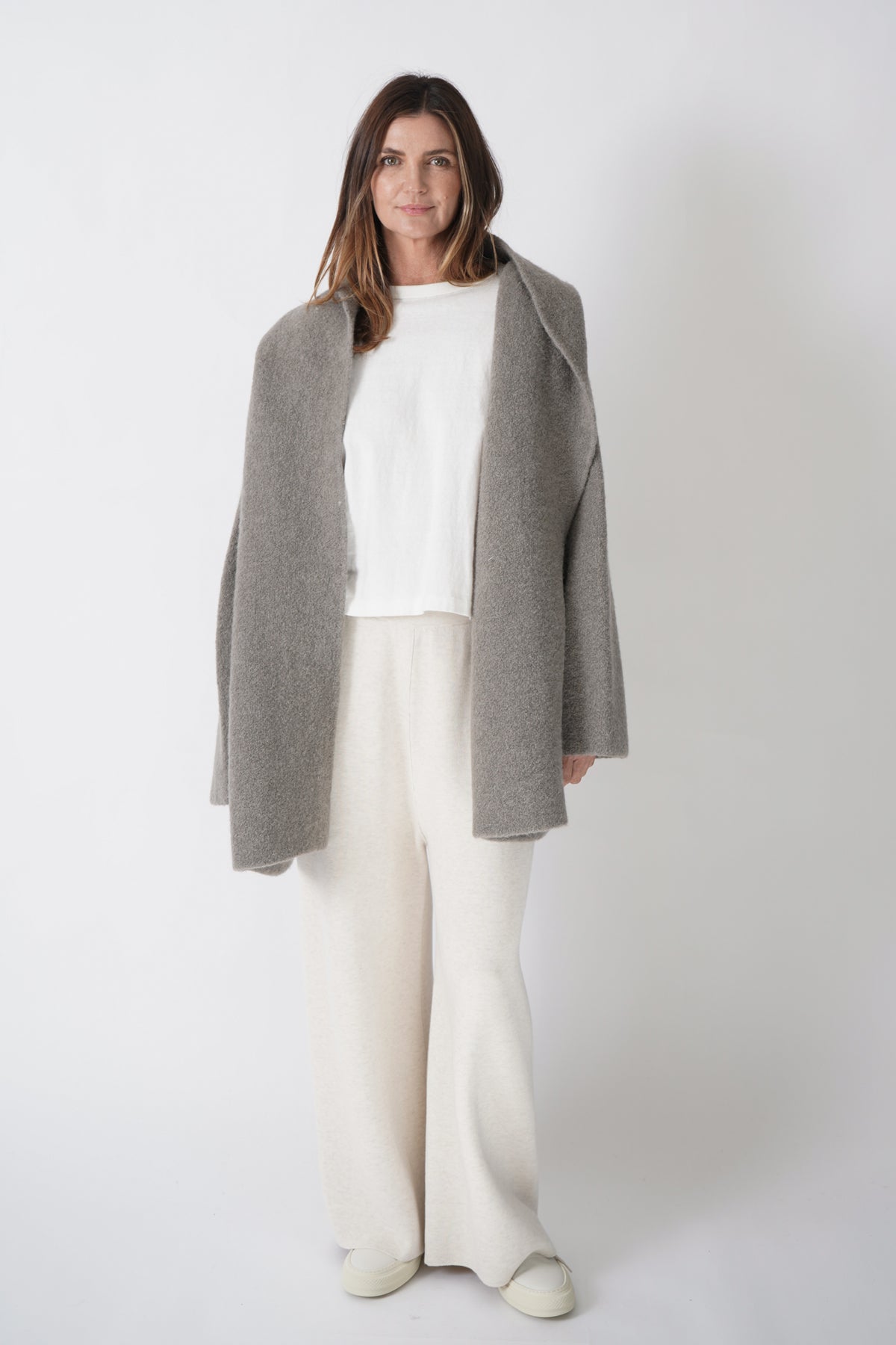 Double Face Coat Concrete – Whistle Club 