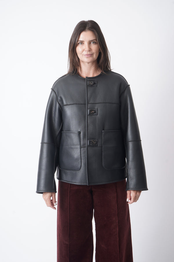 Niels Reversible Jacket Black