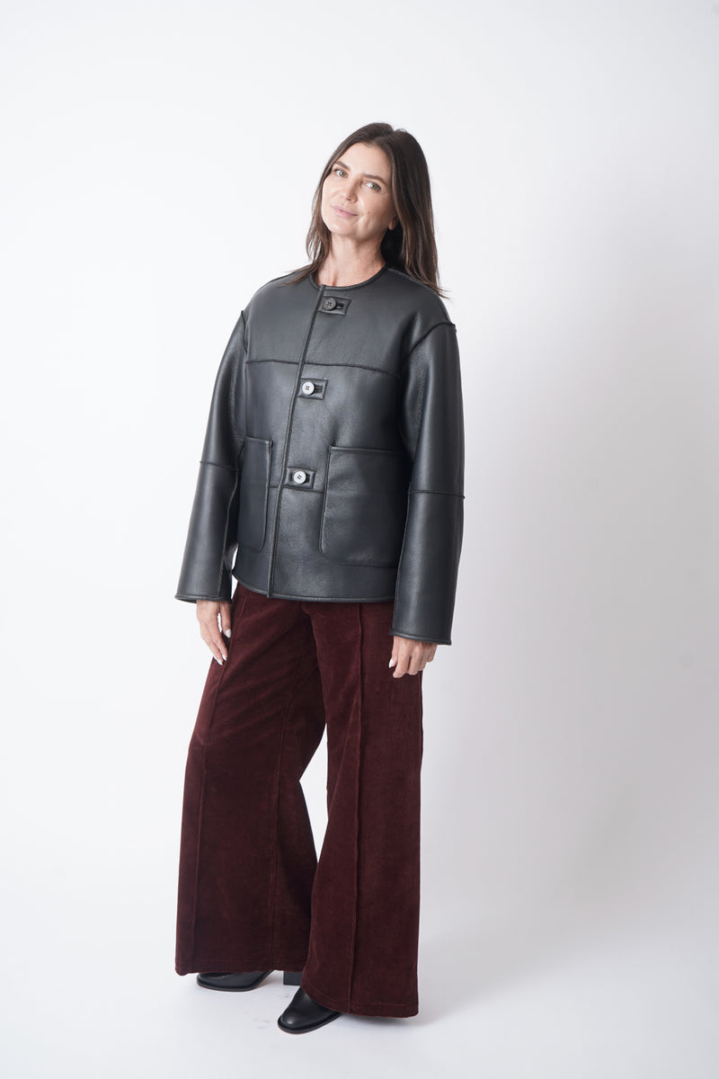 Niels Reversible Jacket Black