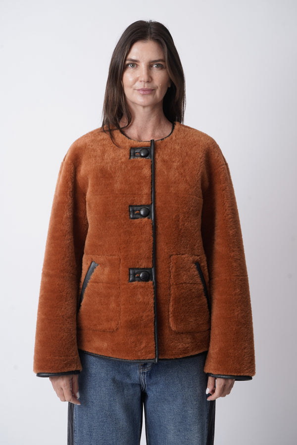 Niels Reversible Jacket Ochre