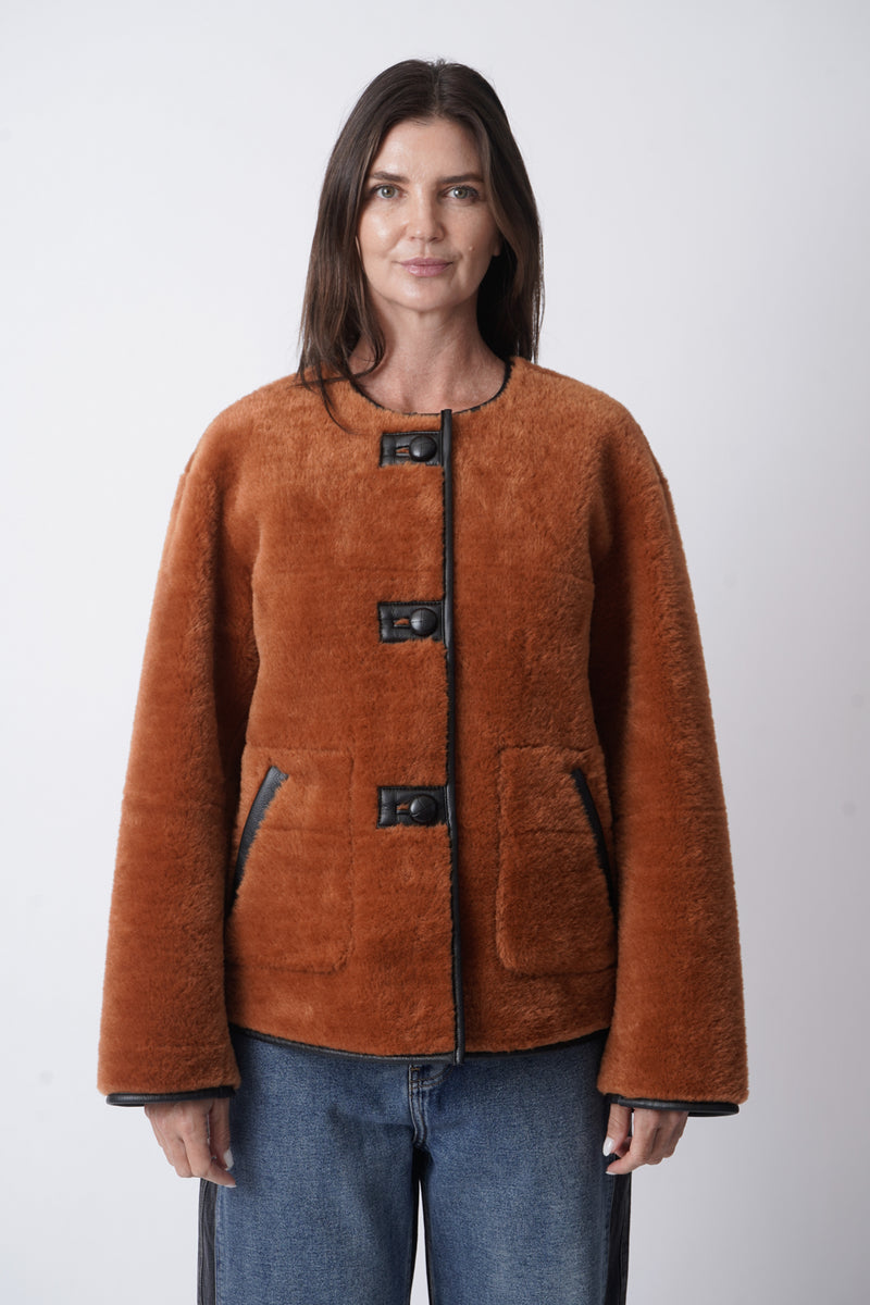 Niels Reversible Jacket Ochre