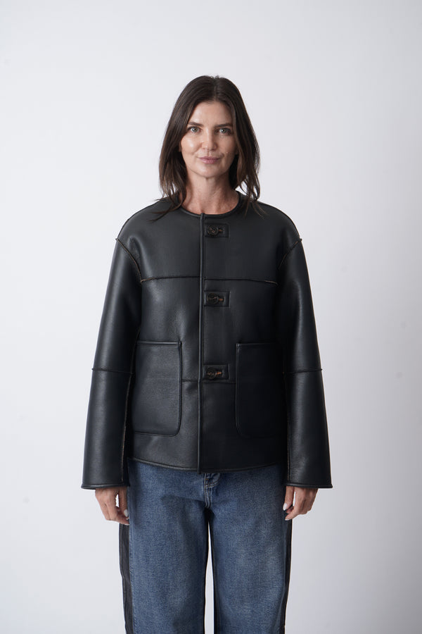 Niels Reversible Jacket Ochre