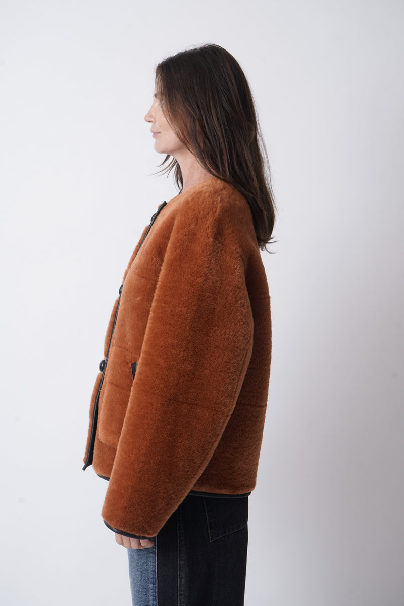 Niels Reversible Jacket Ochre