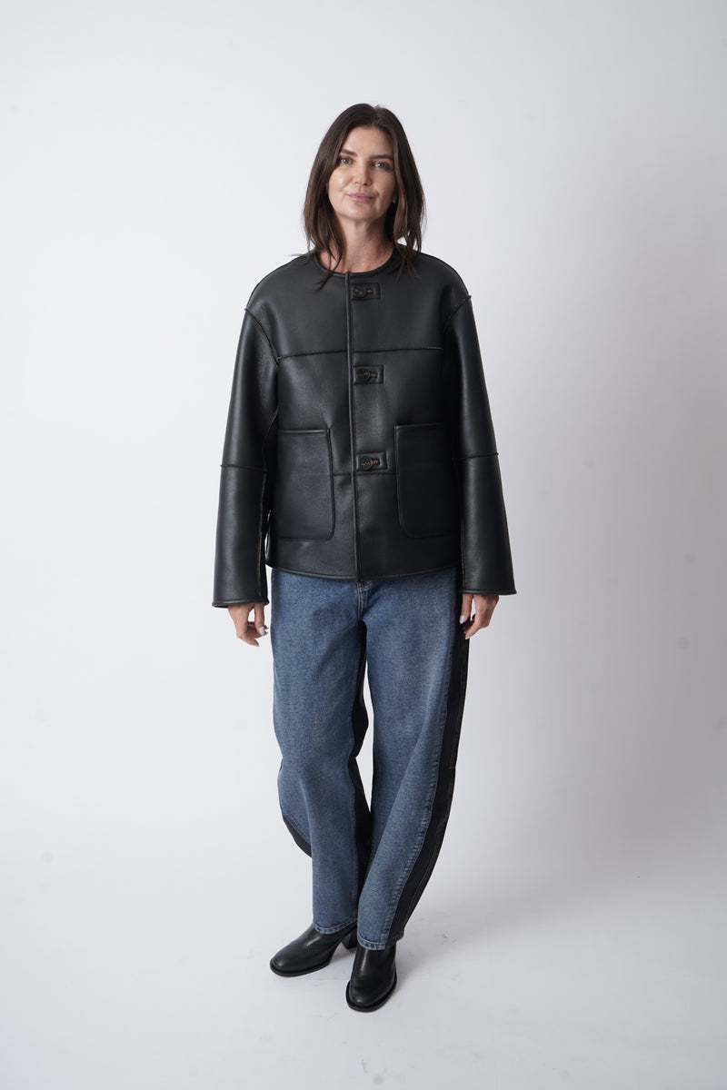 Niels Reversible Jacket Ochre