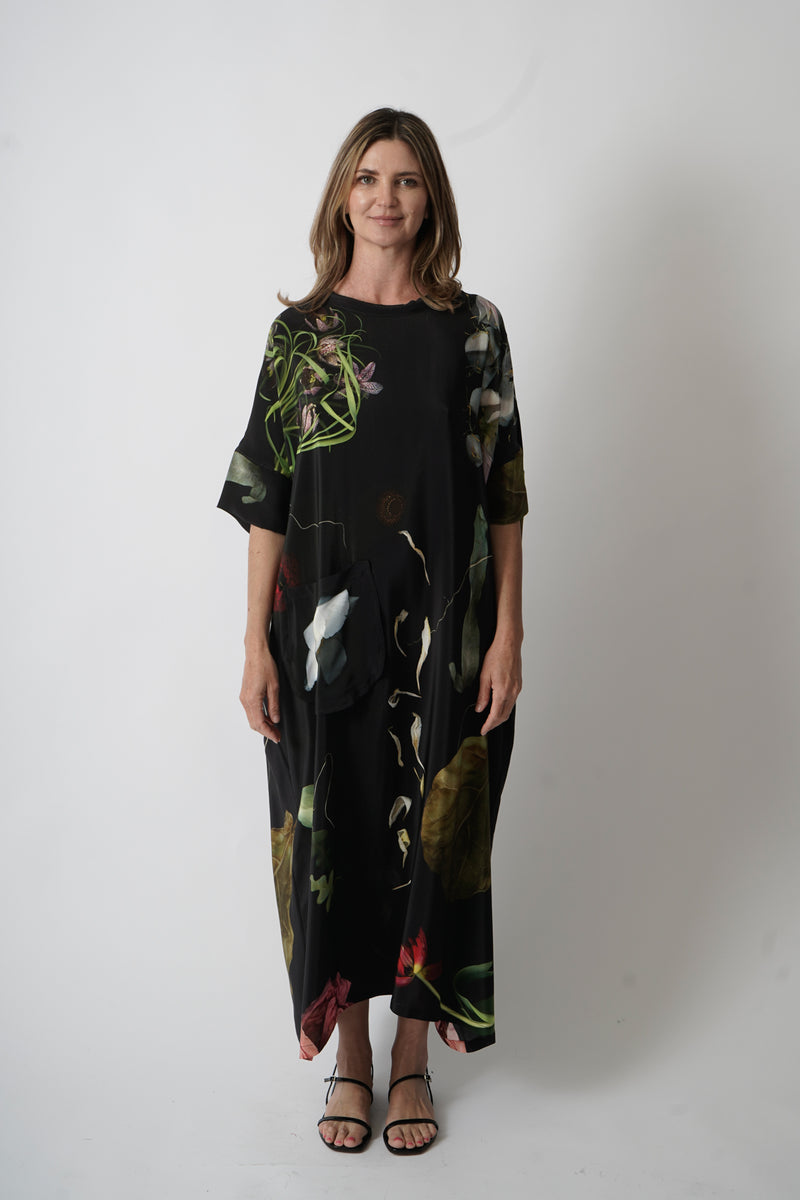 Silk Flower Dress