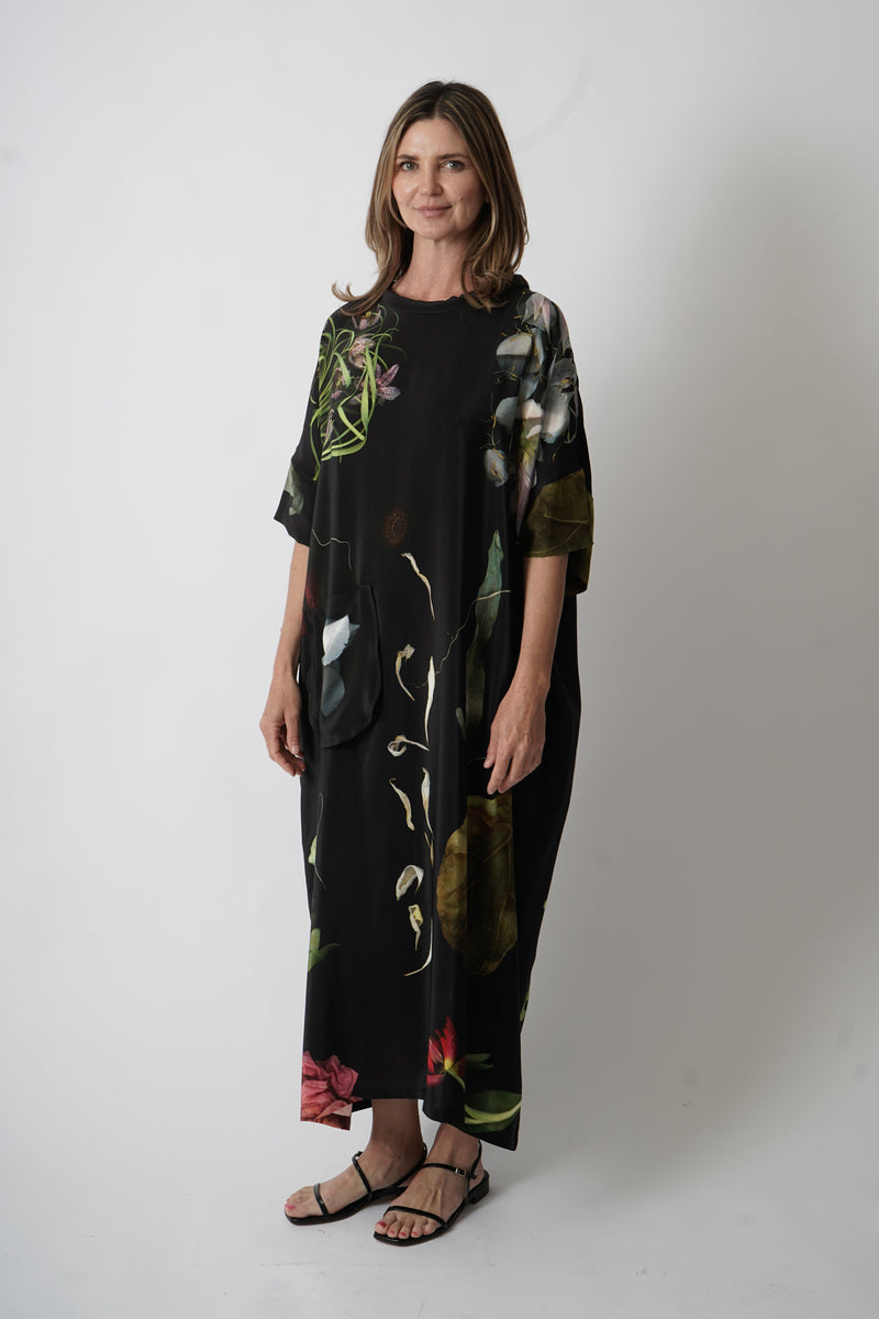 Silk Flower Dress