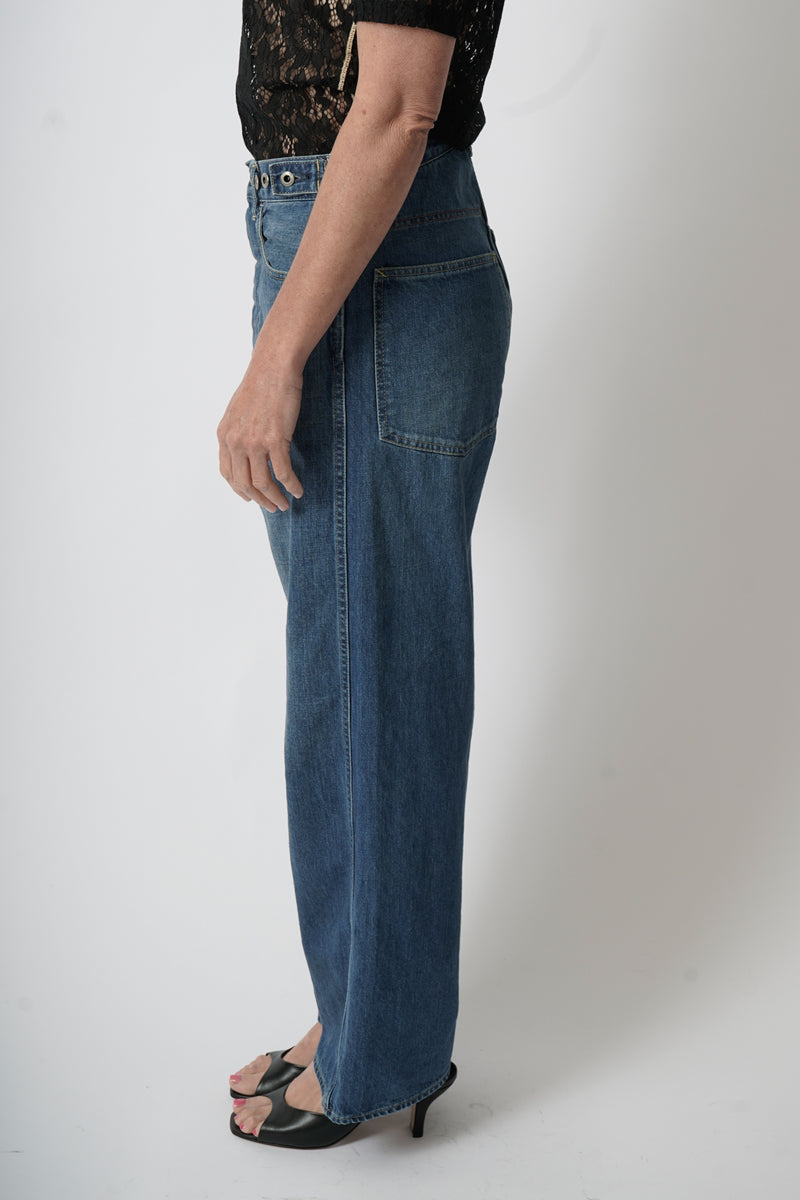 Adjustable Denim Pants