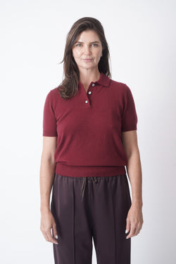 Rowena Polo Burgundy