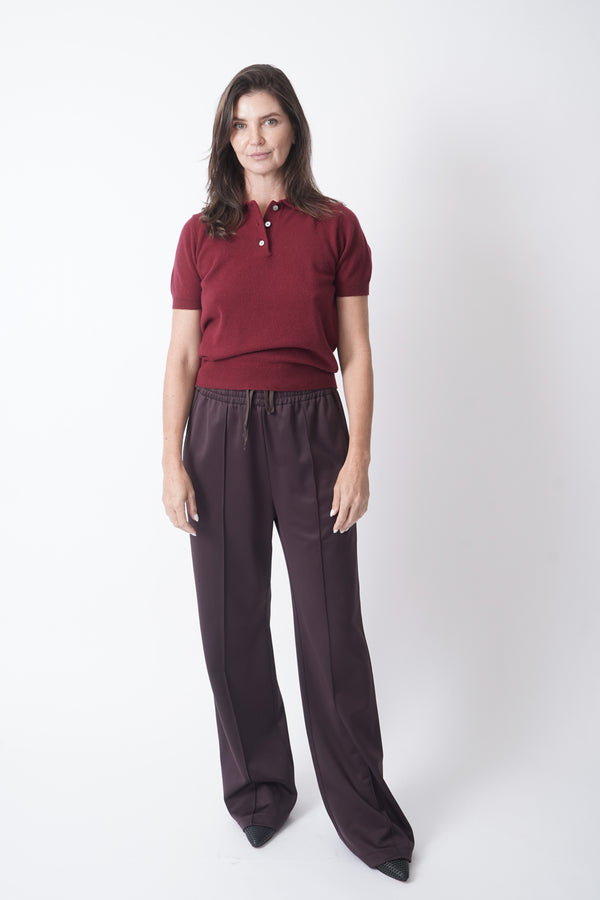 Rowena Polo Burgundy