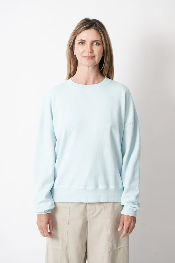 The Boxy Sweatshirt Light Blue