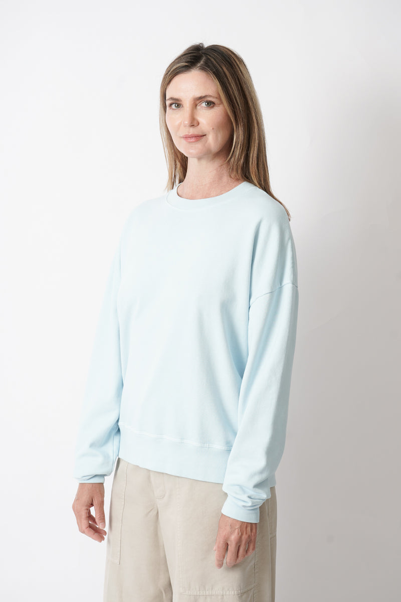 The Boxy Sweatshirt Light Blue