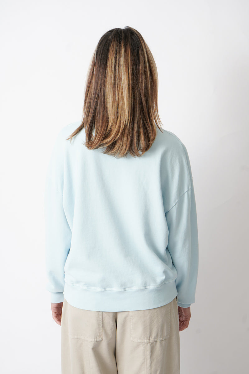 The Boxy Sweatshirt Light Blue