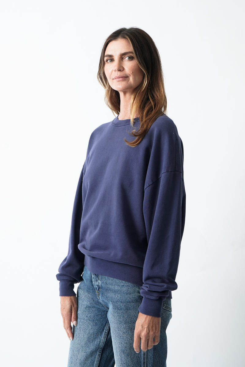 The Boxy Sweatshirt Navy