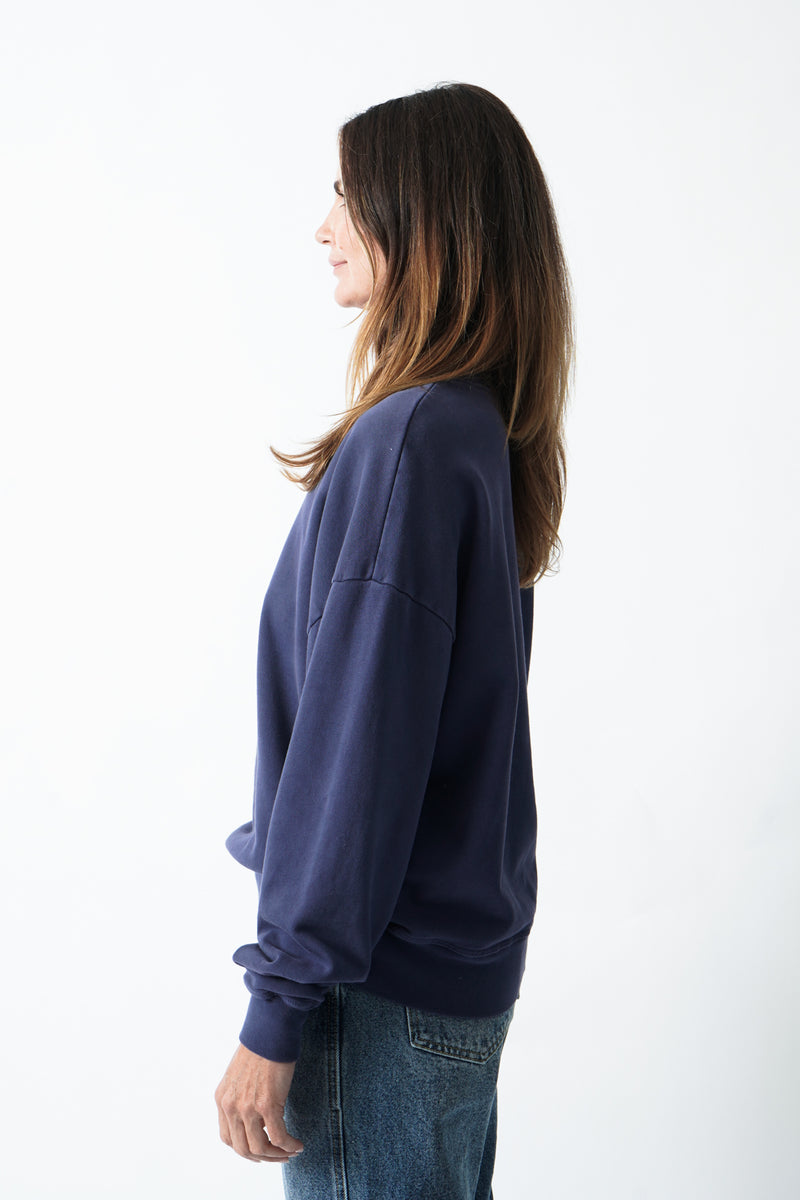 The Boxy Sweatshirt Navy