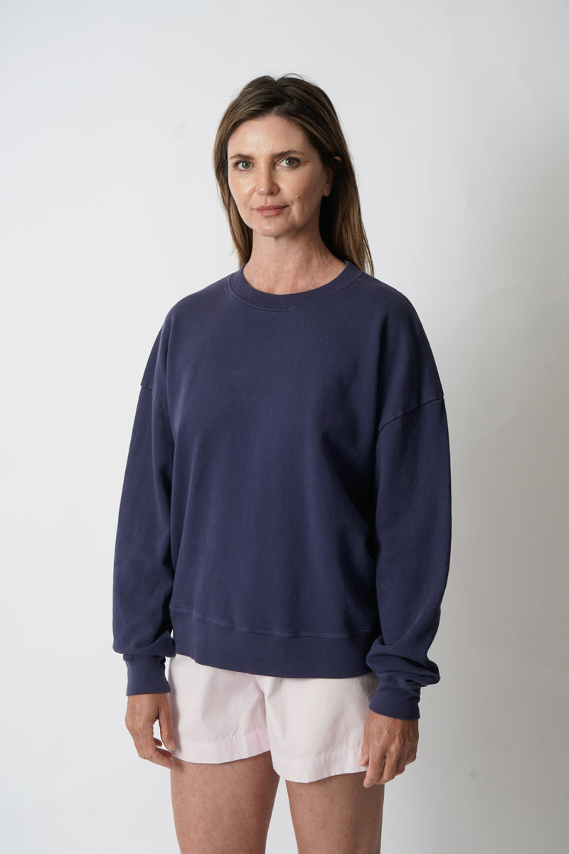 The Boxy Sweatshirt Navy