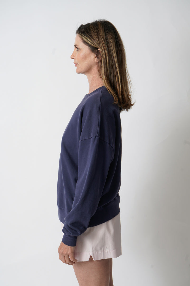The Boxy Sweatshirt Navy