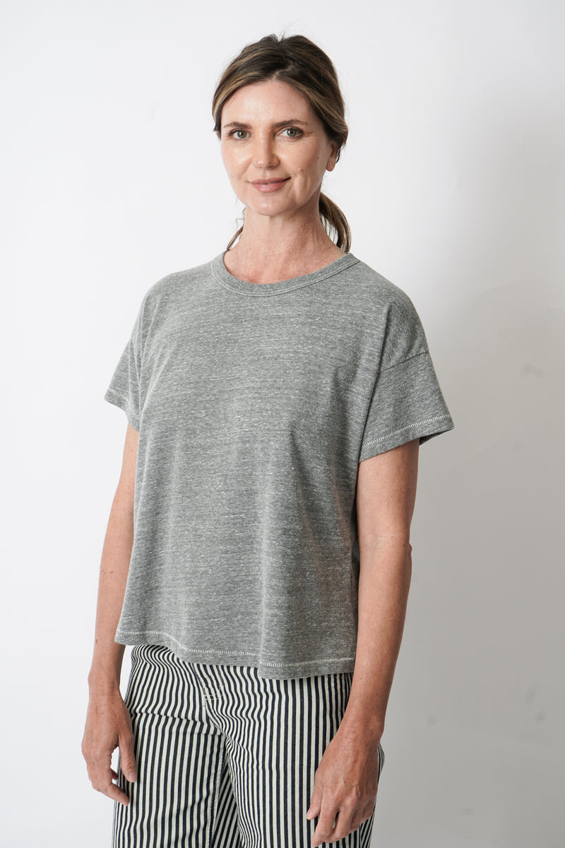 The Boxy Tee P.E. Grey