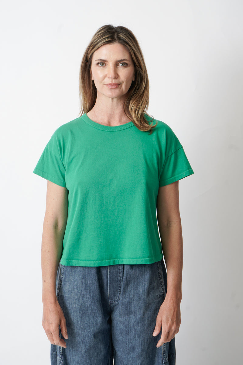The Boxy Tee Green