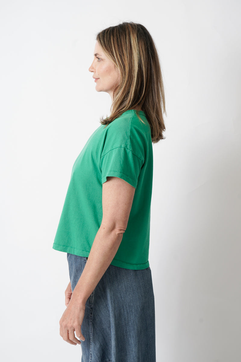 The Boxy Tee Green