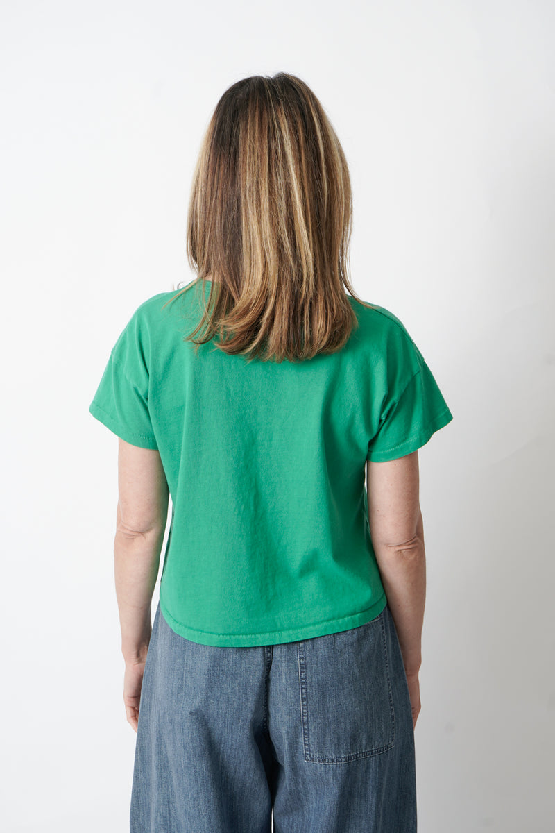 The Boxy Tee Green