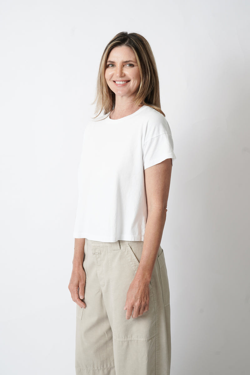 The Boxy Tee White