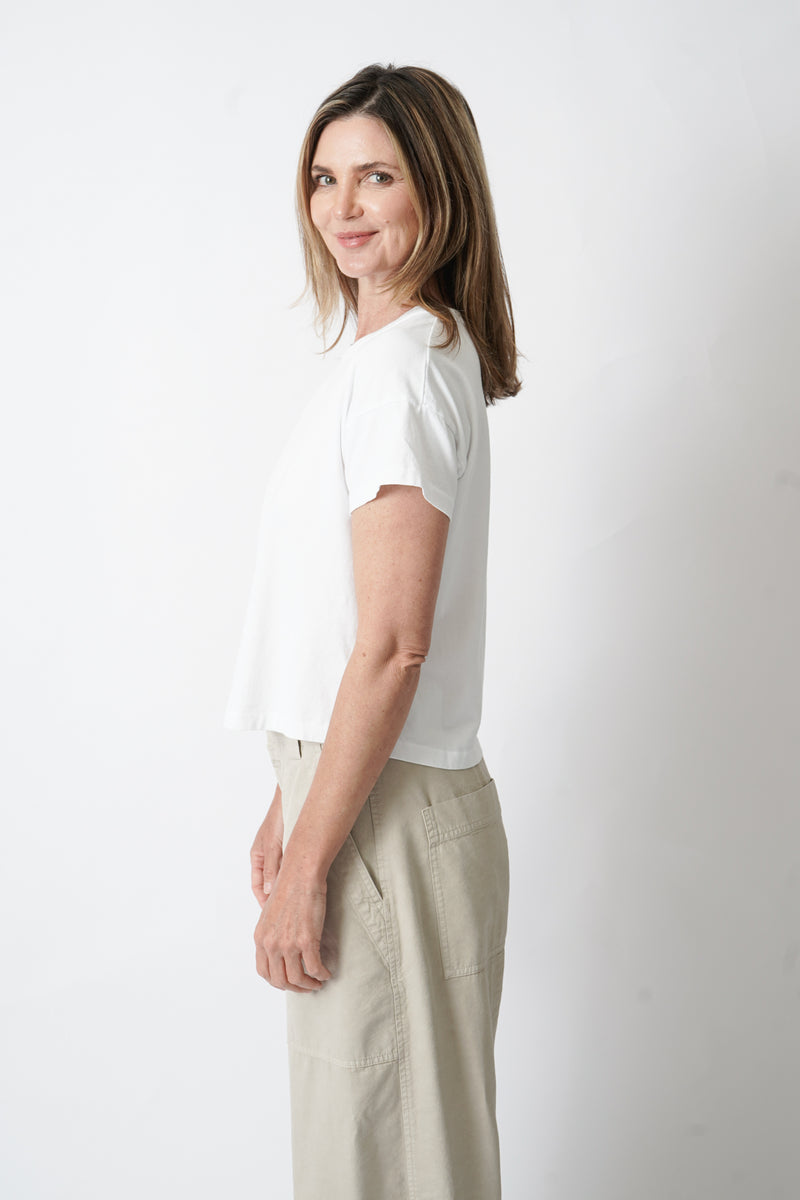 The Boxy Tee White
