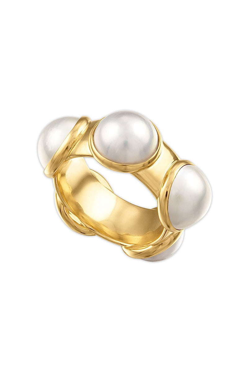 Vic Ring Heavy Pearl