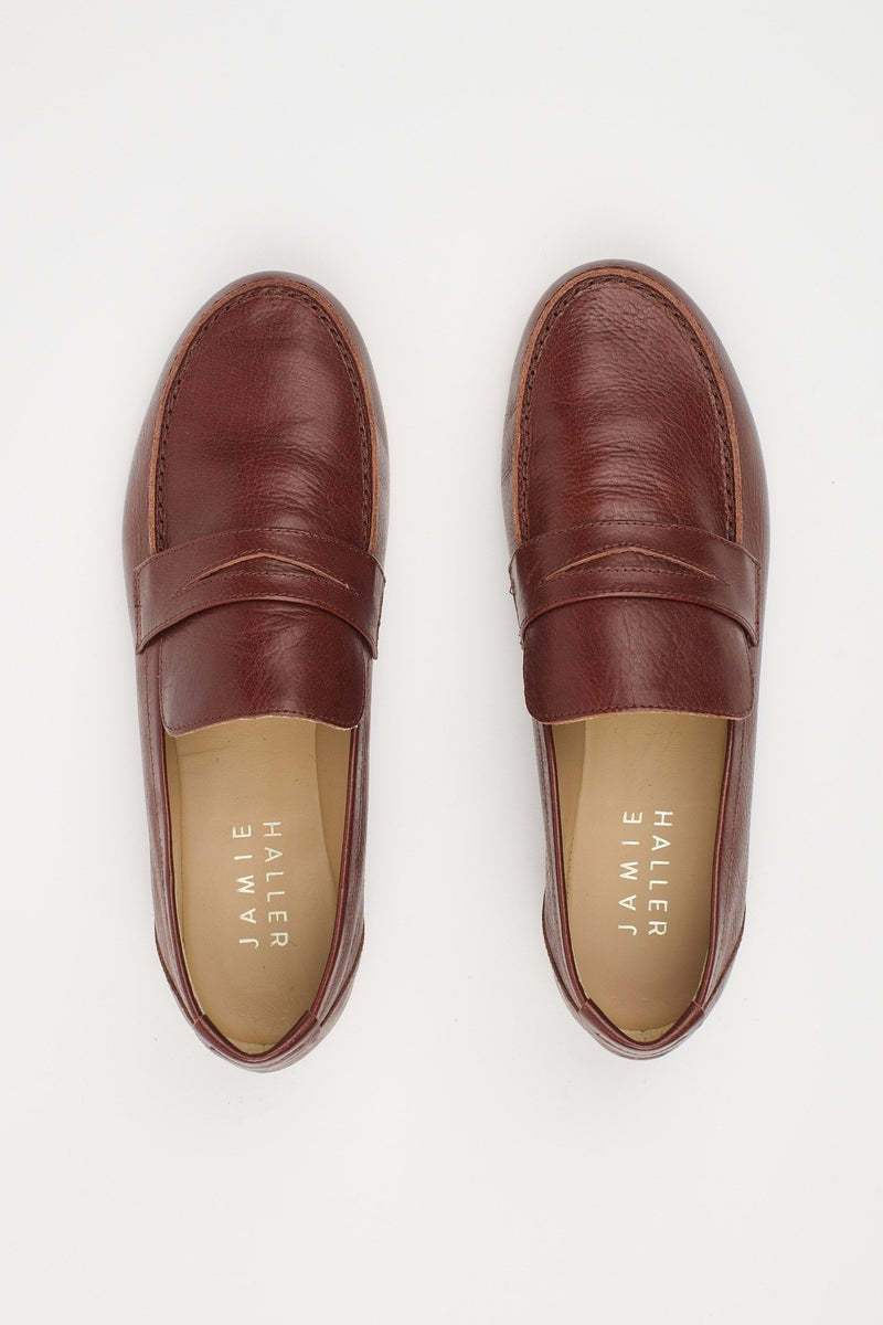 The Penny Loafer in Burgundy